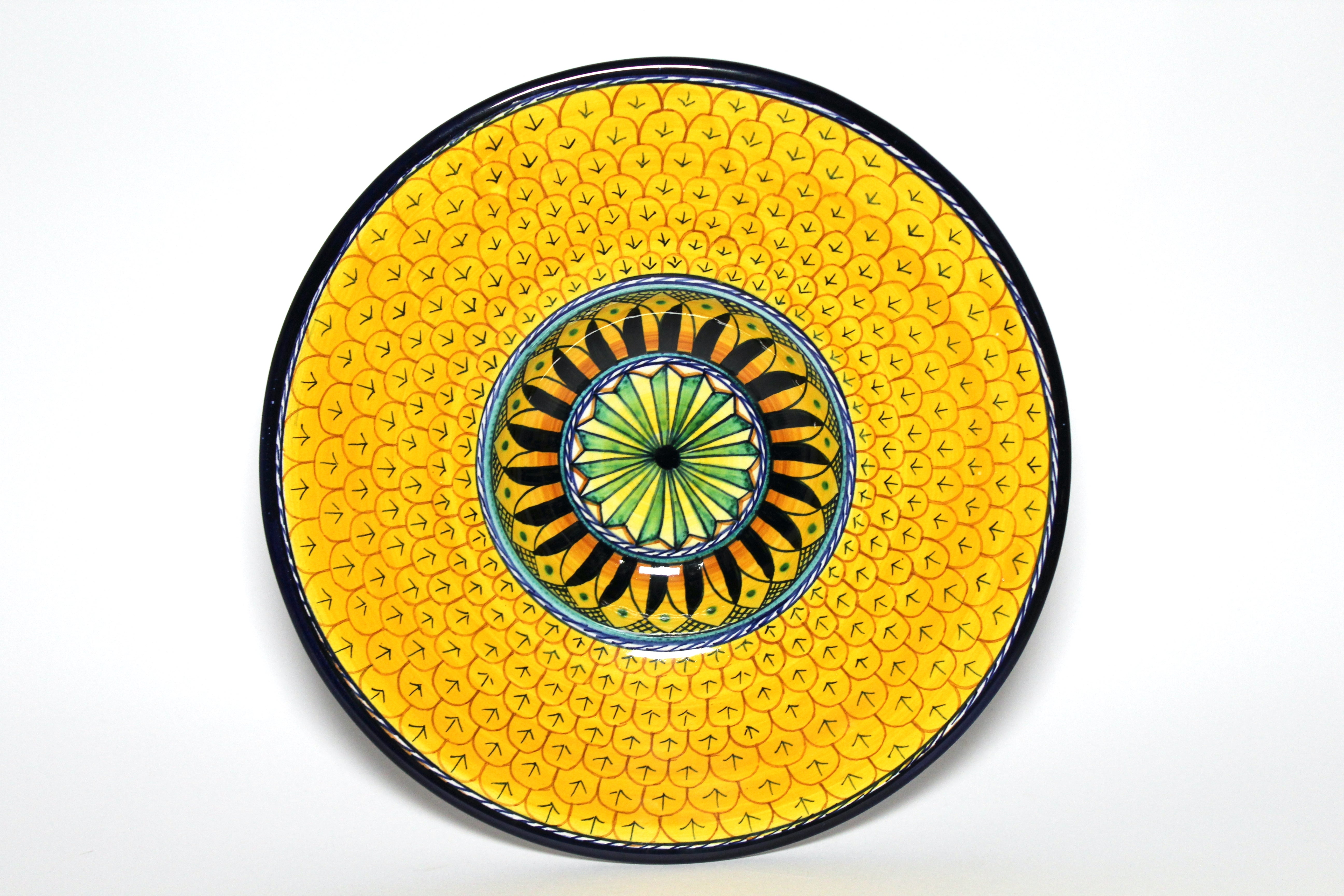 Piatto Piumette Giallo