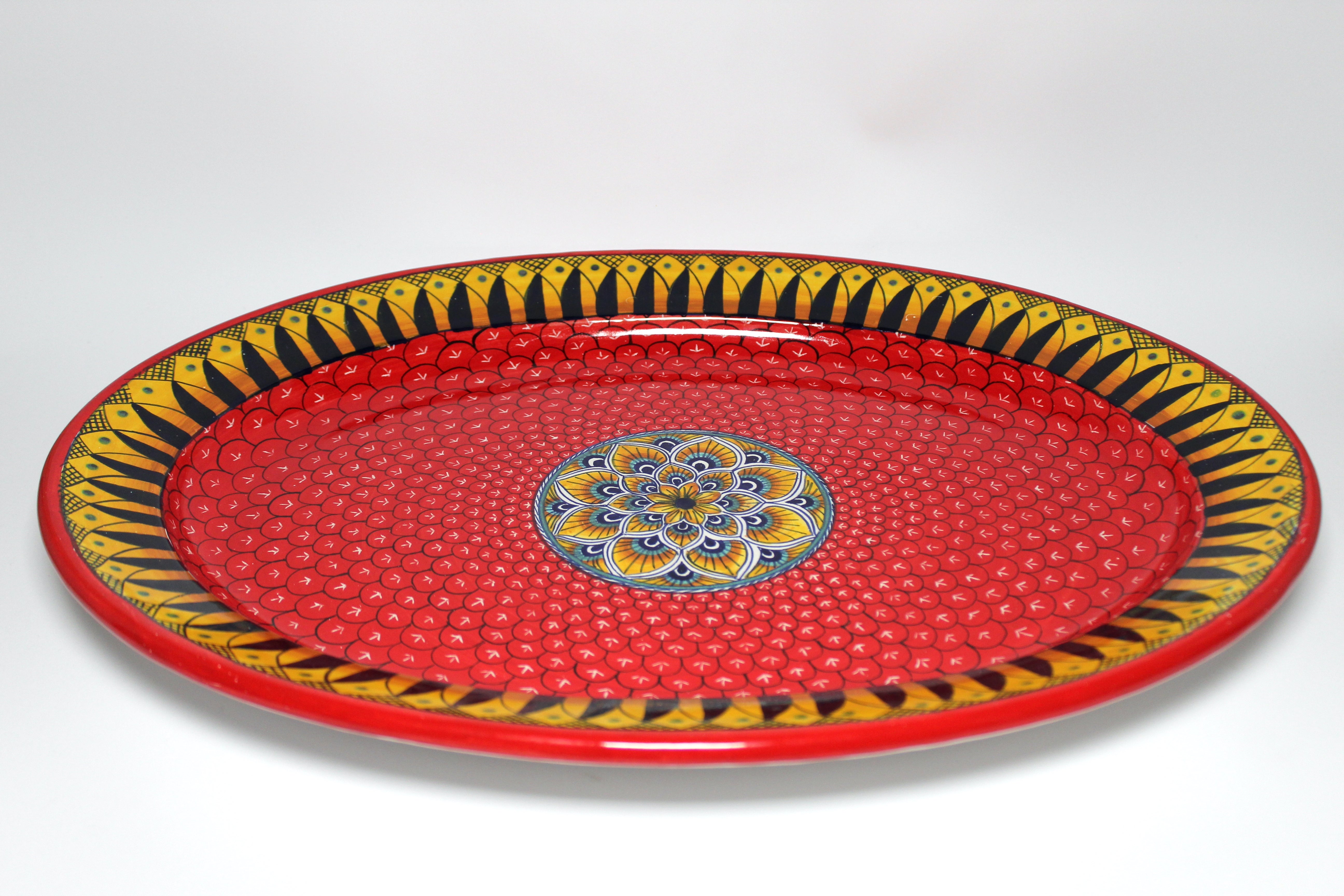 Vassoio Piumette Rosso