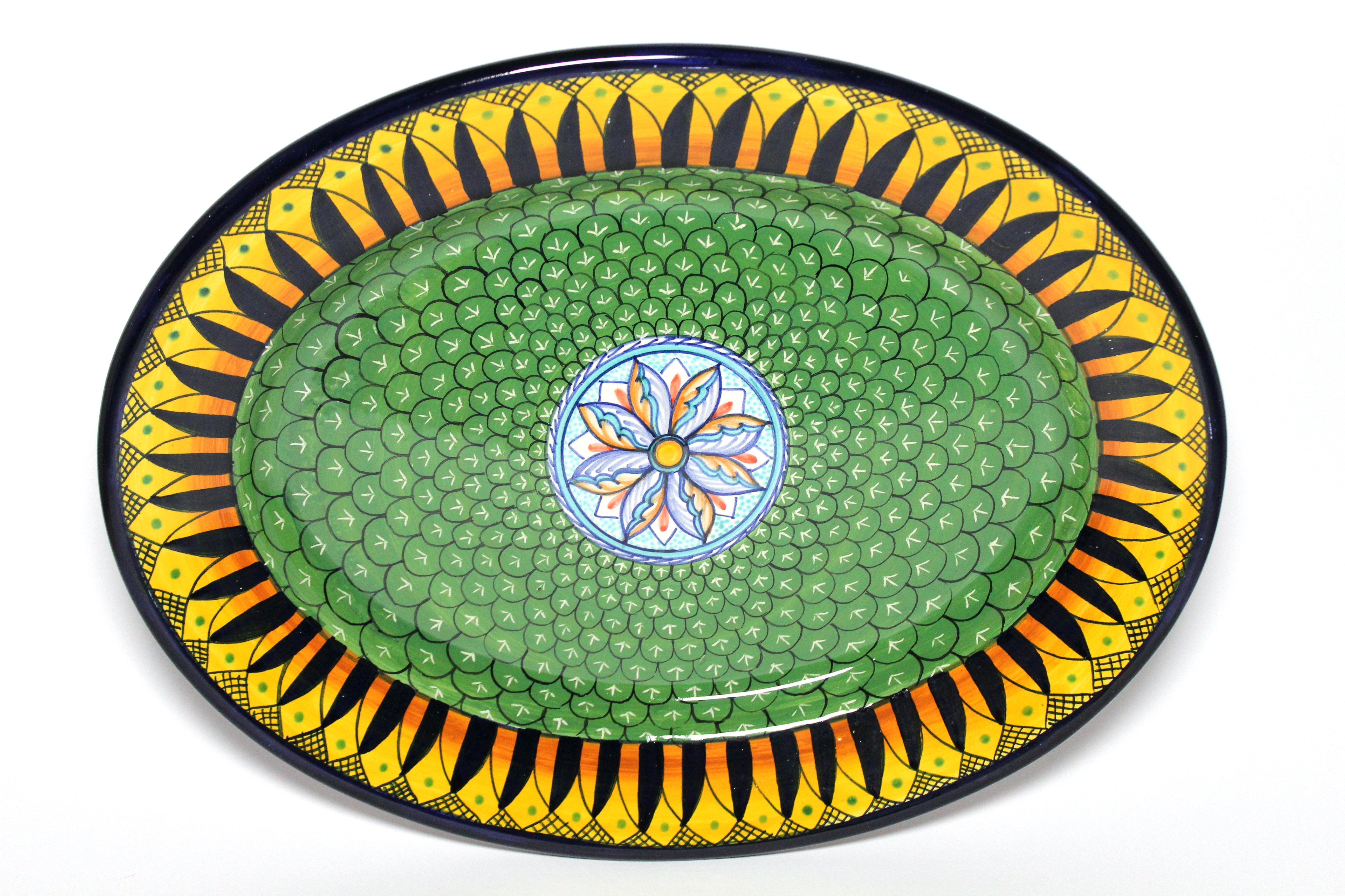 Vassoio Piumette Verde