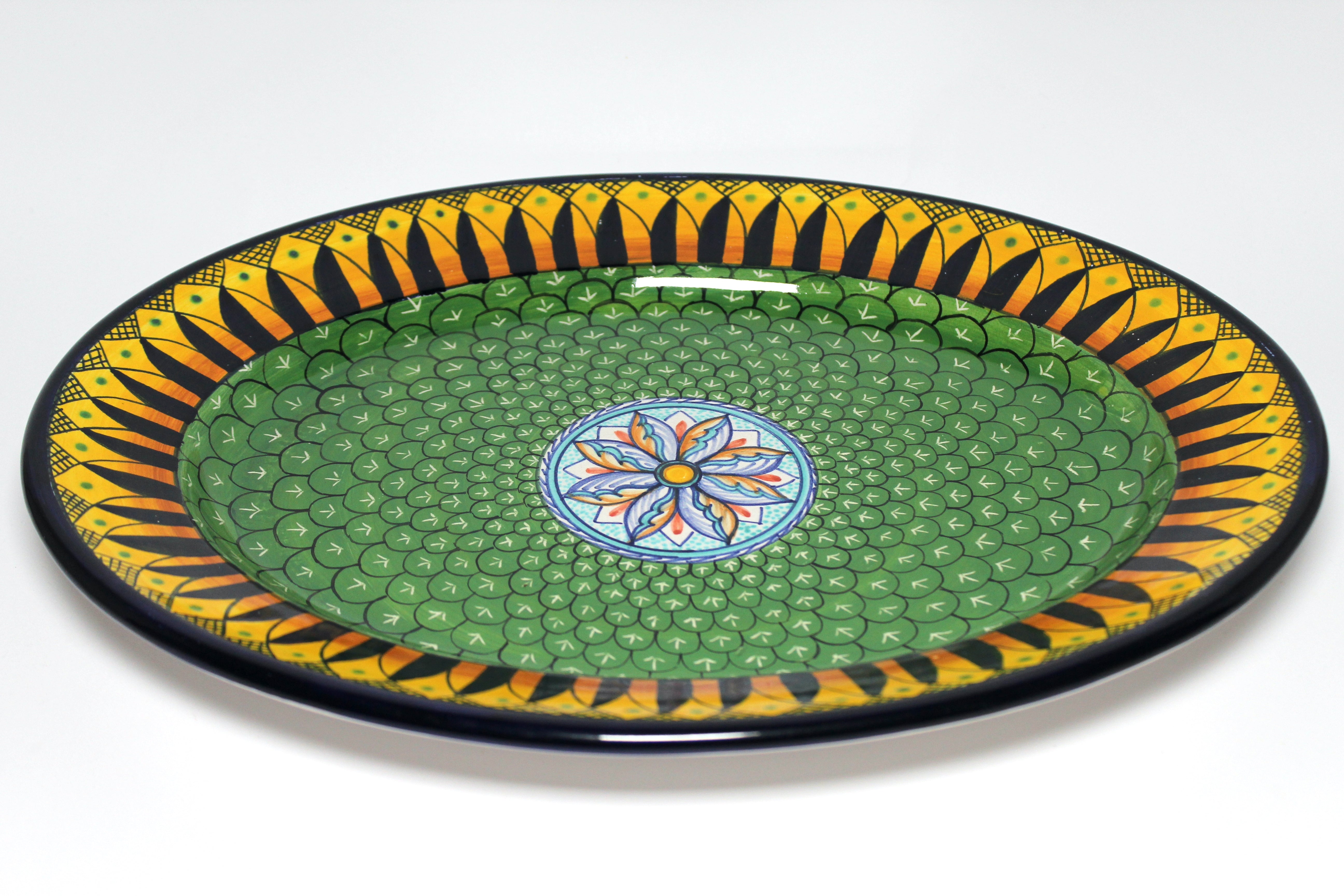 Vassoio Piumette Verde