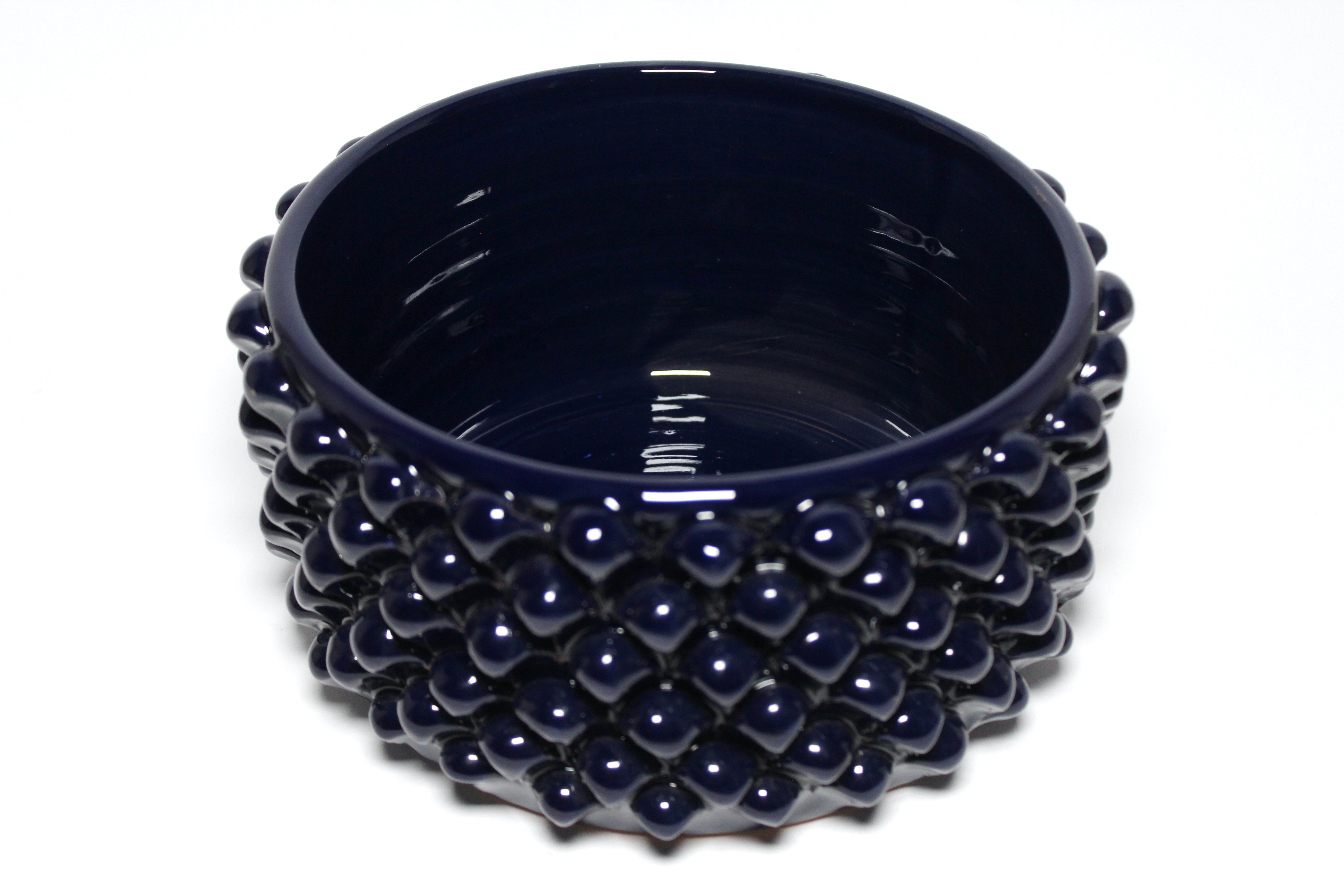 Centrotavola Pigna Blu Scuro